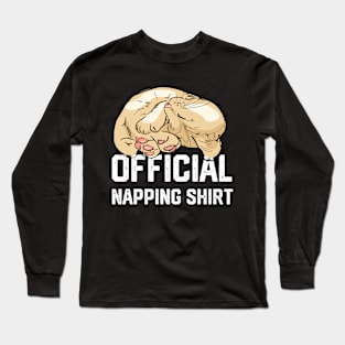 officiall napping shirt Long Sleeve T-Shirt